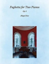 Fughetta for Two Pianos piano sheet music cover Thumbnail